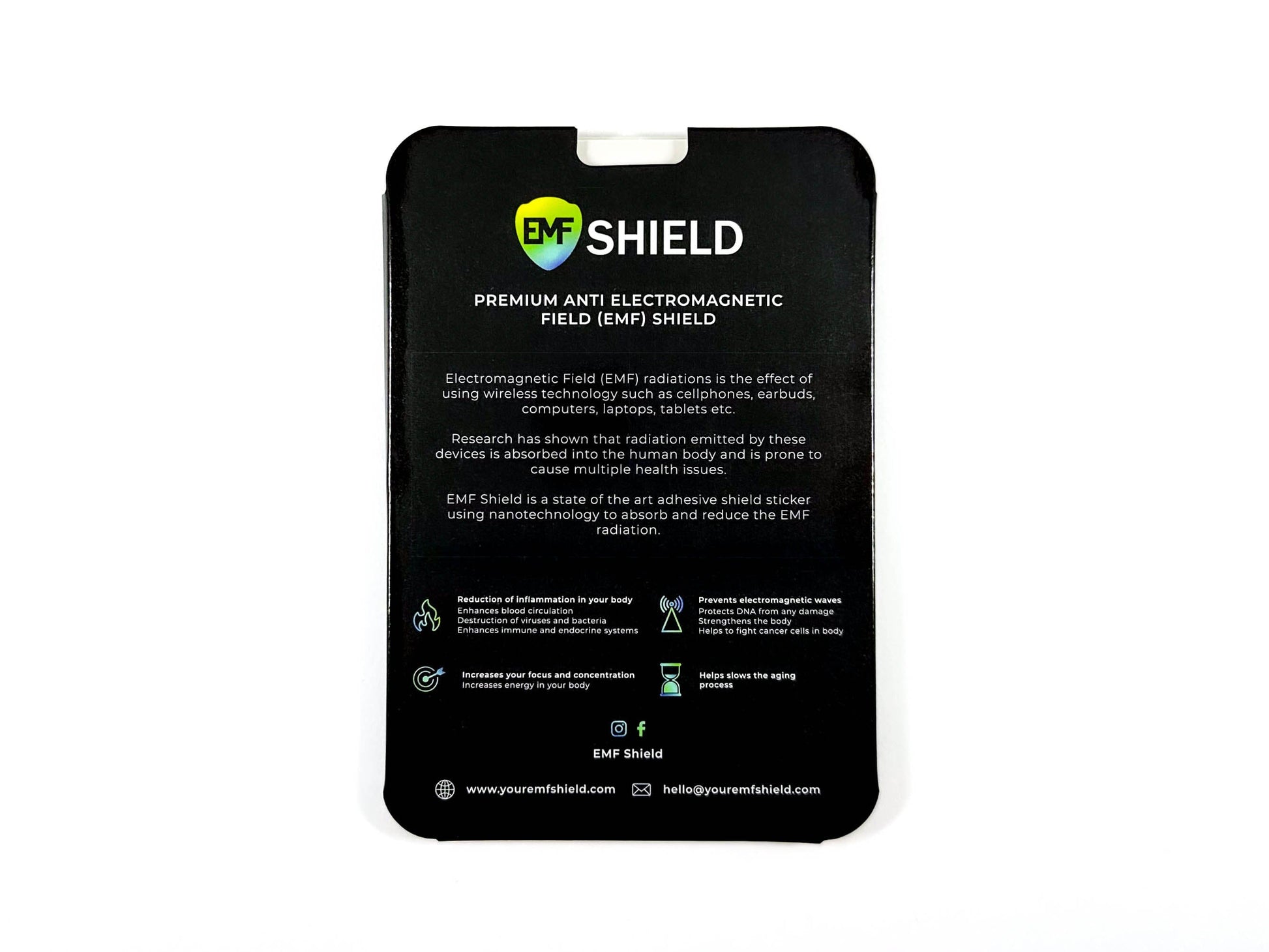 FREE EMF Defense Shield for Phone and Electronics ($40 Value) free_gift Emf Shield