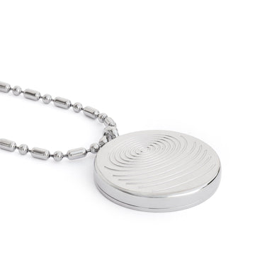 Defense Pendant Your Emf Shield Silver SMALL - 29 MM