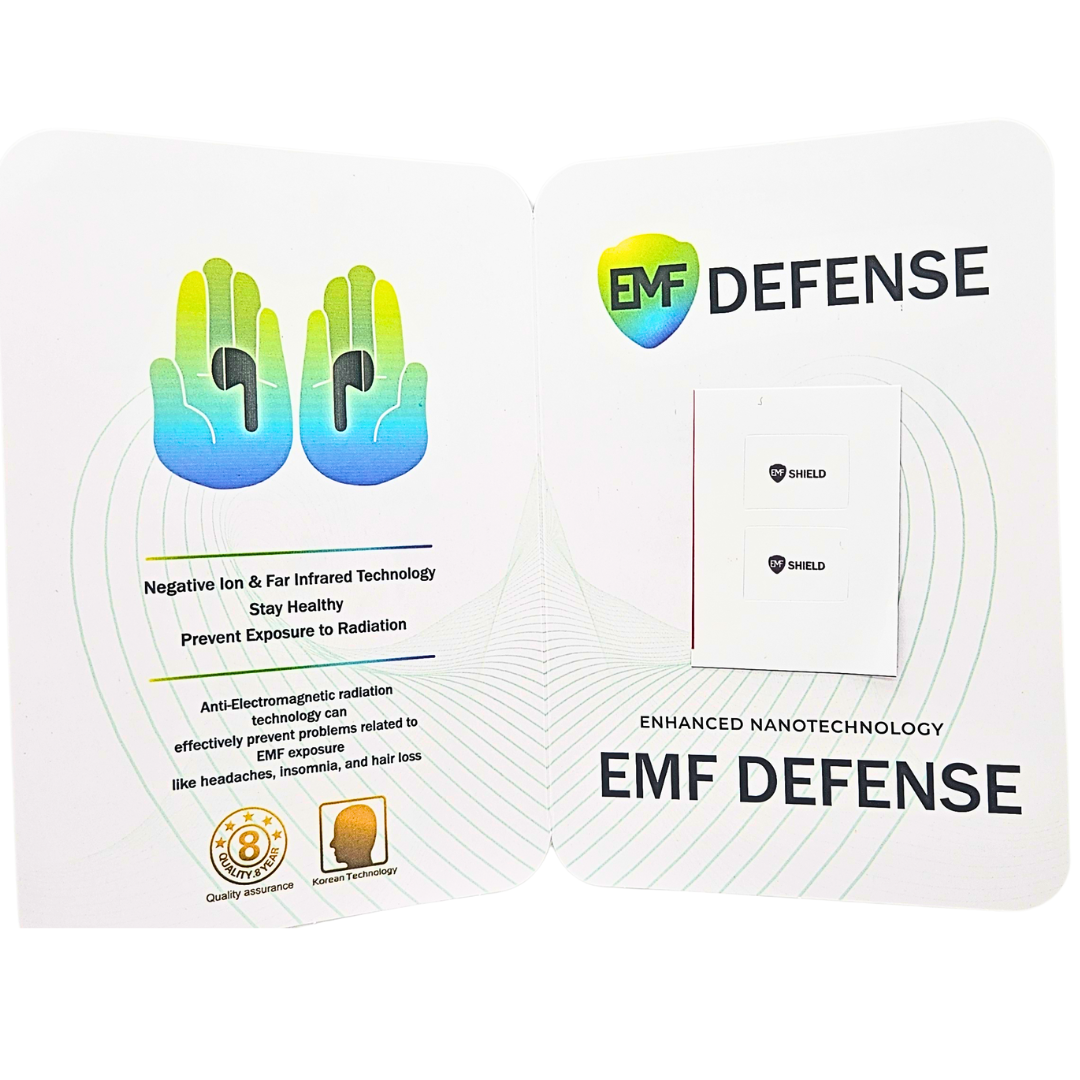 Free - (White) EMF Defense Shields for Headphones & Ear Buds ($28 Value) free_gift Your Emf Shield 