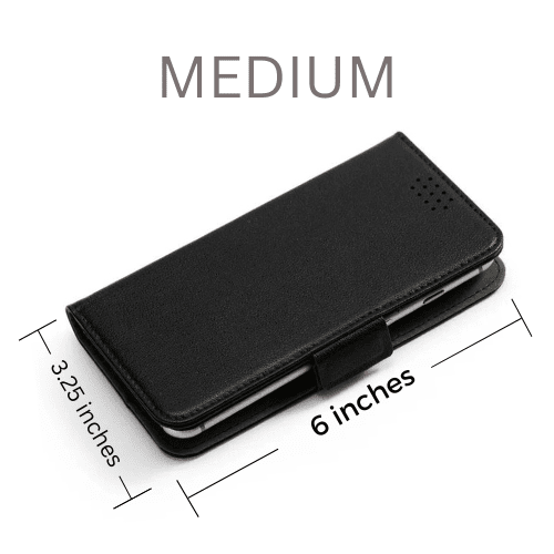 Universal EMF Defense Phone Case Your Emf Shield Black - Medium (3.25" x 6") 