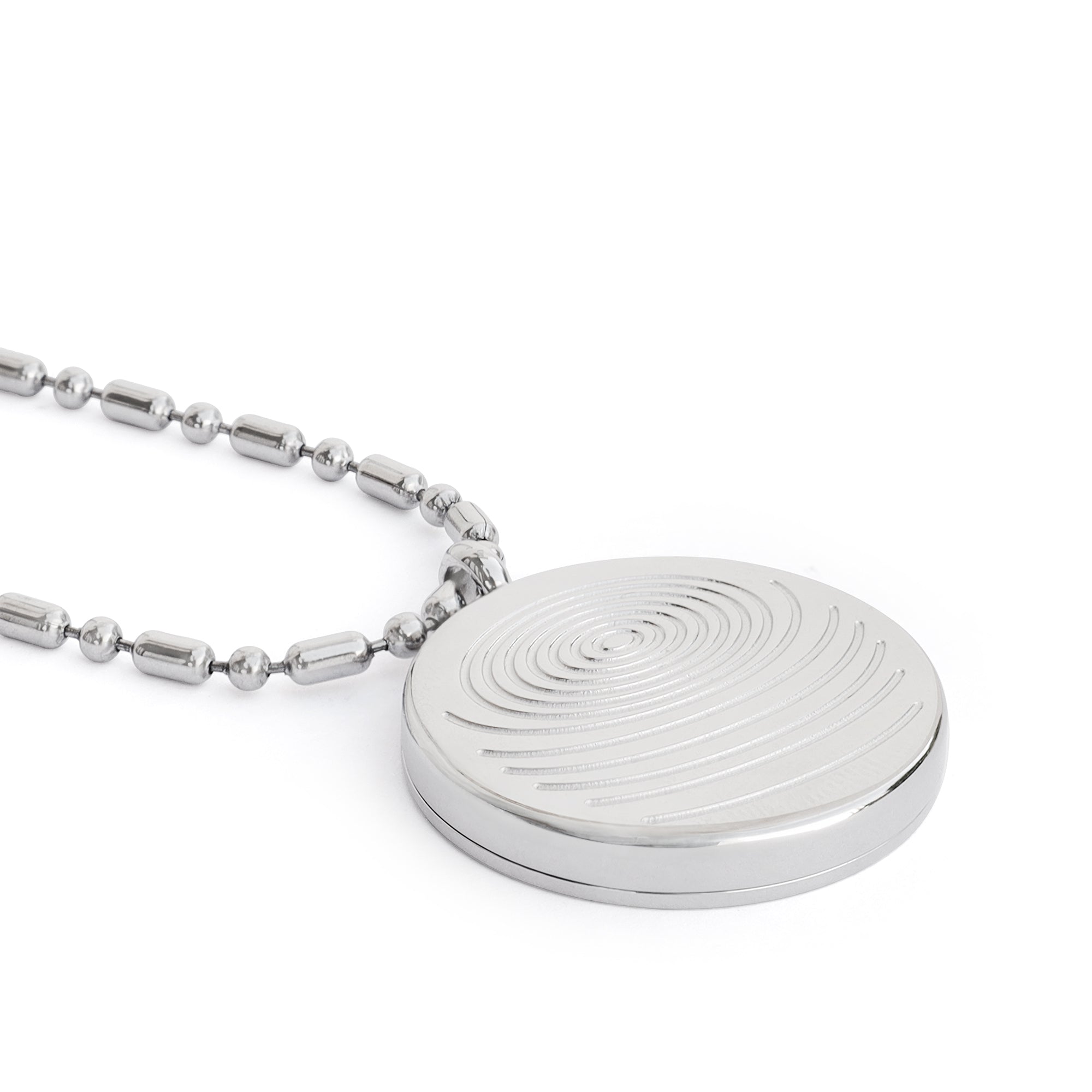 Defense Pendant Your Emf Shield Silver SMALL - 29 MM 