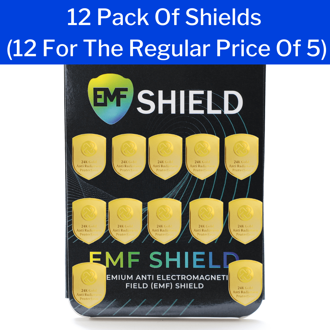 EMF Defense Shield for Phone and Electronics V2 1.1 - DG Your Emf Shield 12 PC - EMF Device Shield **BEST VALUE** (Save 63% More) 